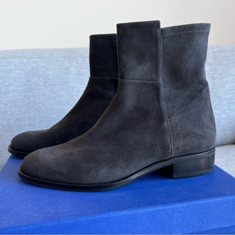 Stuart Weitzman 5050 Bootie in Slate Suede